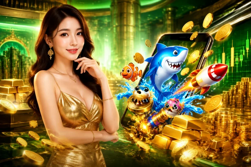 Đồ họa 3D sống động của game Bắn Cá Đại Dương Jun88 với đa dạng sinh vật biển và rạn san hô rực rỡ.