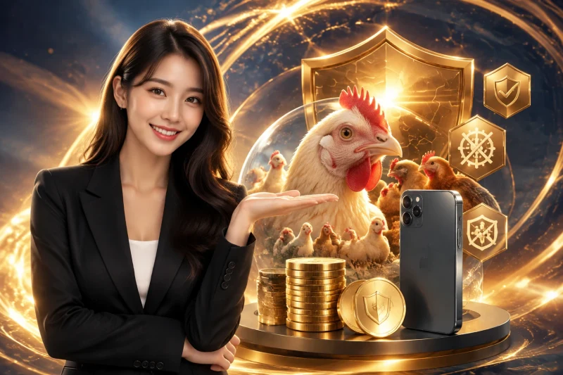 Minh họa các biện pháp phòng ngừa bệnh gà sưng phù đầu, bao gồm tiêm vắc-xin và vệ sinh chuồng trại.