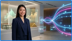 Minh họa khái niệm dàn lô 3 số với bảng số trên thiết bị kỹ thuật số
