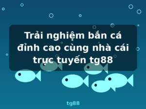 Trải nghiệm bắn cá đỉnh cao cùng nhà cái trực tuyến tg88 - tg88